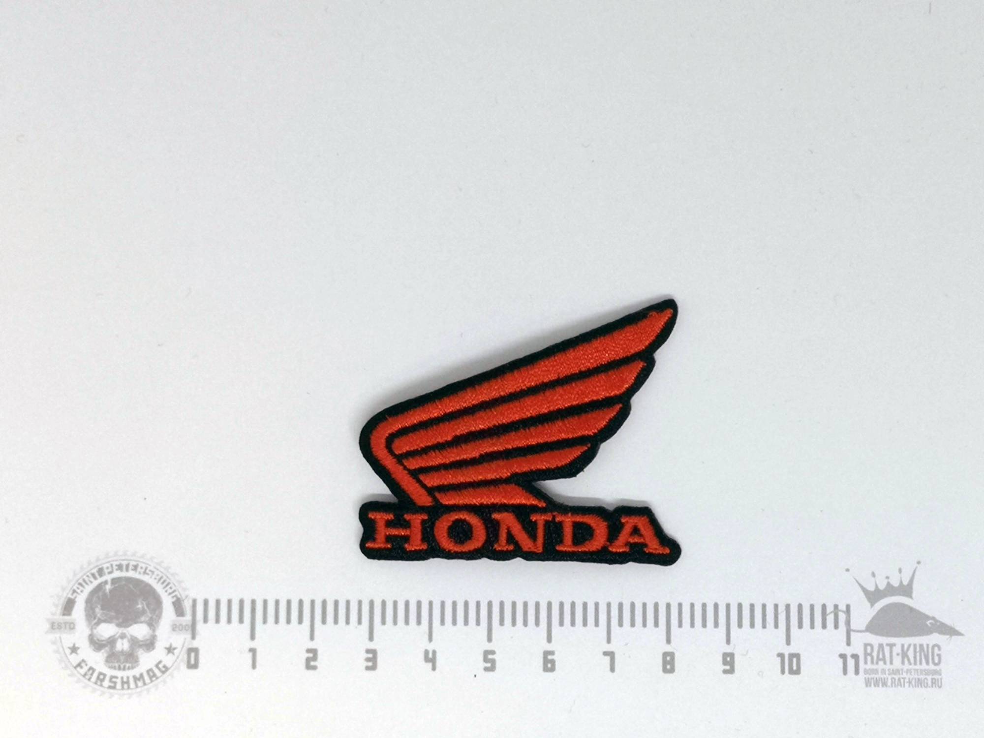 нашивка - HONDA (черная)