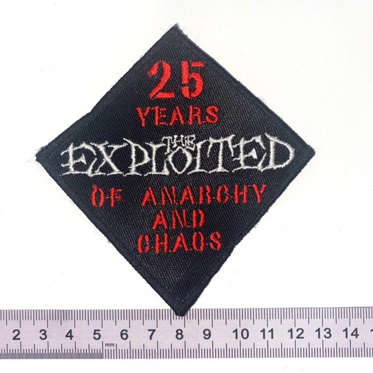 нашивка - EXPLOITED 25 YEARS 