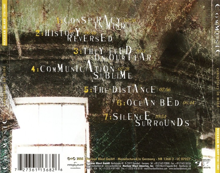 COMMUNIC - CONSPIRACY IN MIND