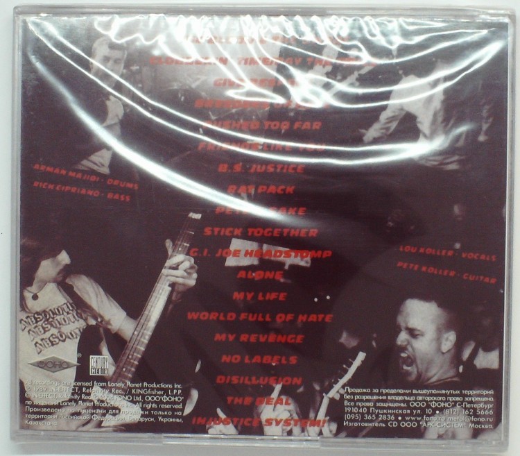 SICK OF IT ALL - BLOOD,SWEAT AND NO TEARS 