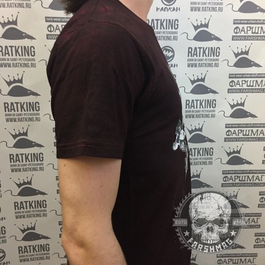 футболка - ДДТ (Галя Ходи бордовая) 