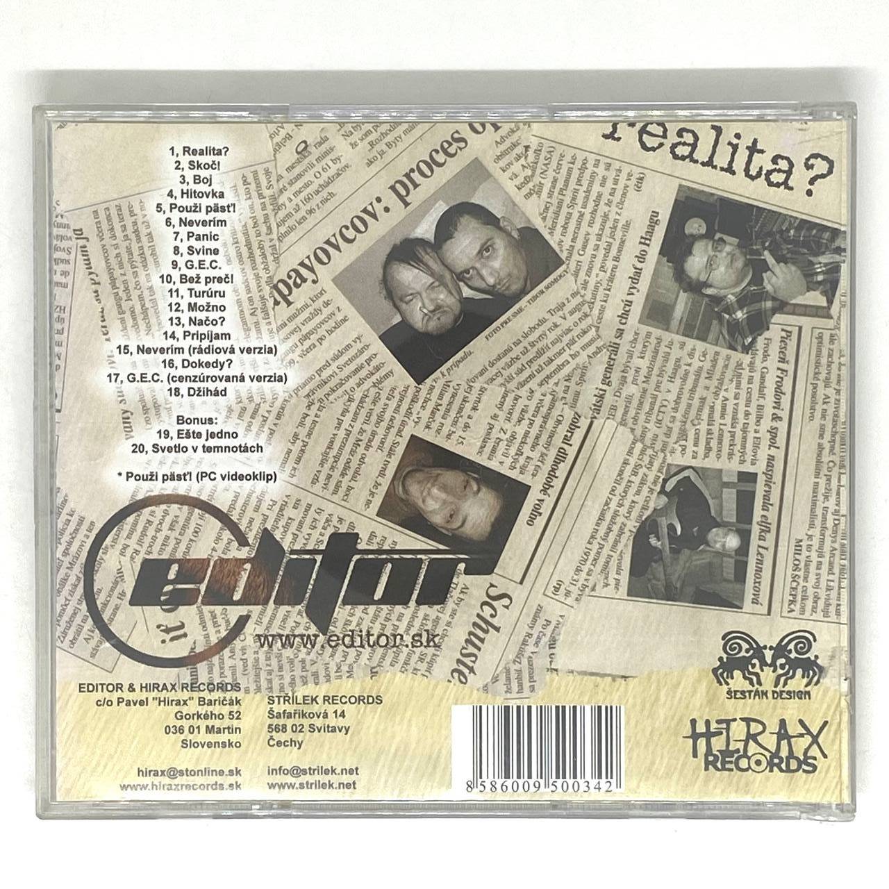 EDITOR - REALITA?