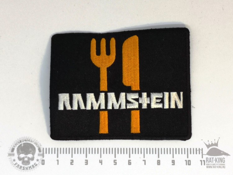 нашивка - RAMMSTEIN (ПРИБОРЫ) нашивка - RAMMSTEIN (ПРИБОРЫ)