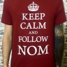 футболка - НОМ (Keep Calm... красная)