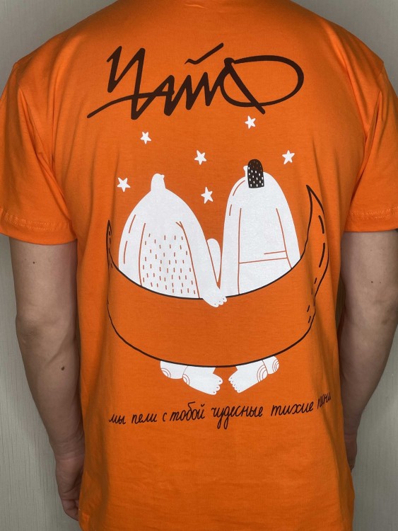 футболка - ЧАЙФ (МЫ ПЕЛИ С ТОБОЙ...)