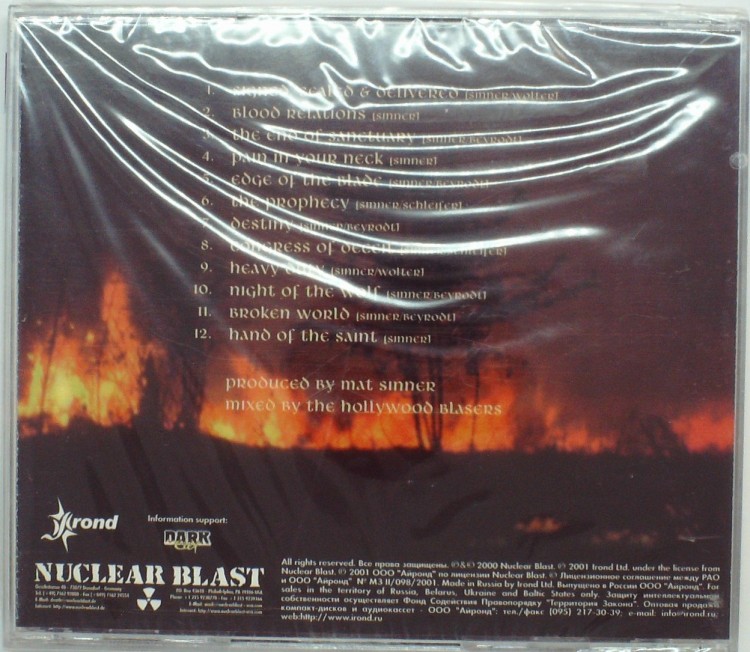 SINNER - THE END OF SANCTUARY 