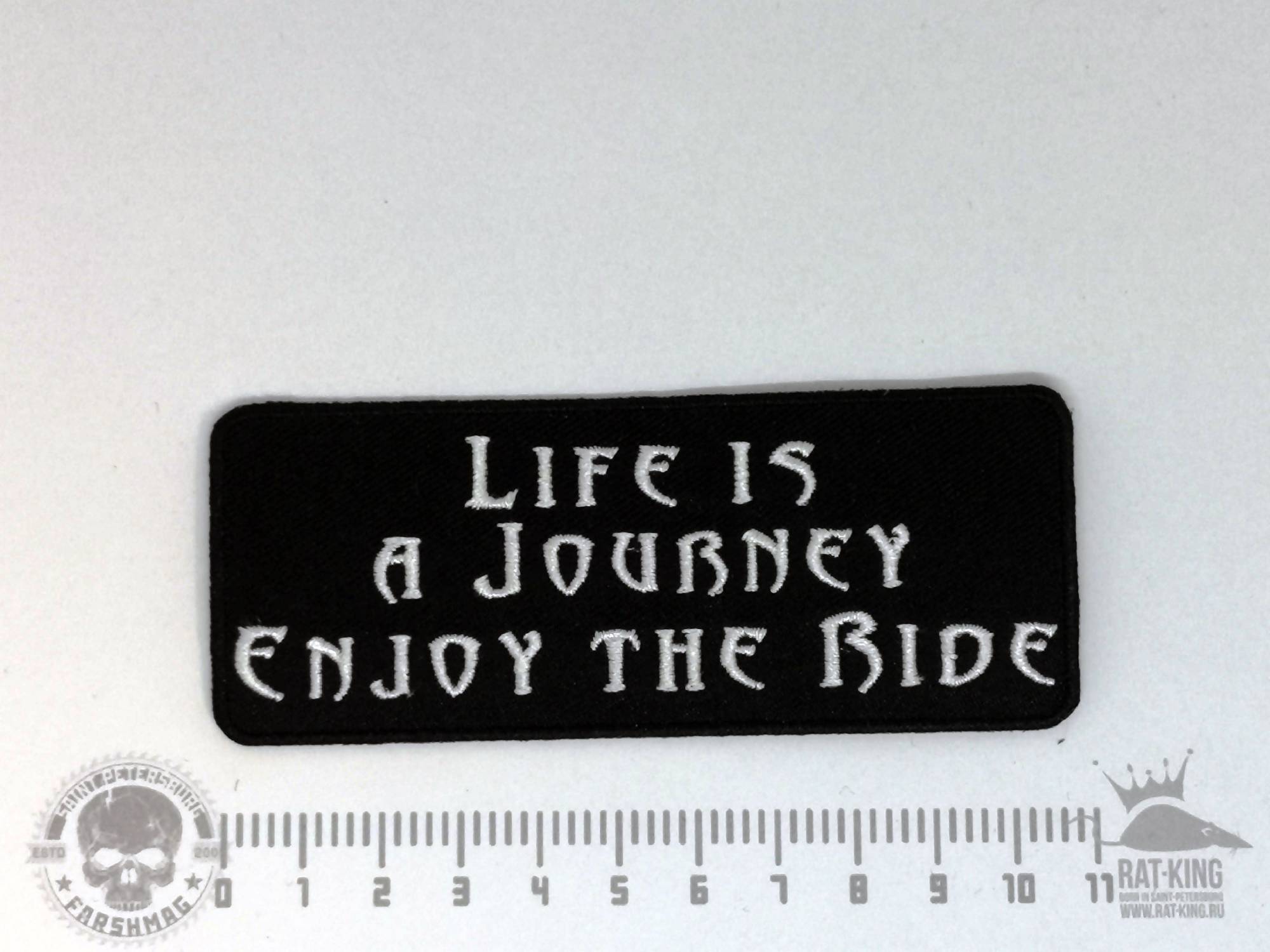 нашивка - LIVE IS A JOURNEY ENJOY THE RIDE