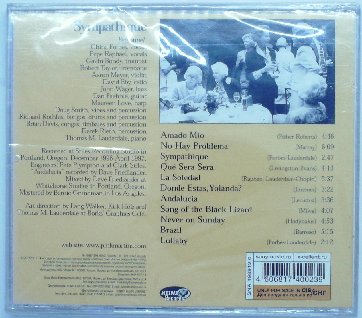 PINK MARTINI - SYMPATHIQUE 