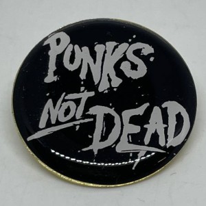 Значок - Punks not dead (Цанга) 
