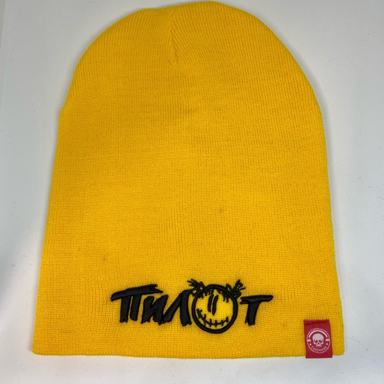 Шапка - Пилот (3D вышивка)