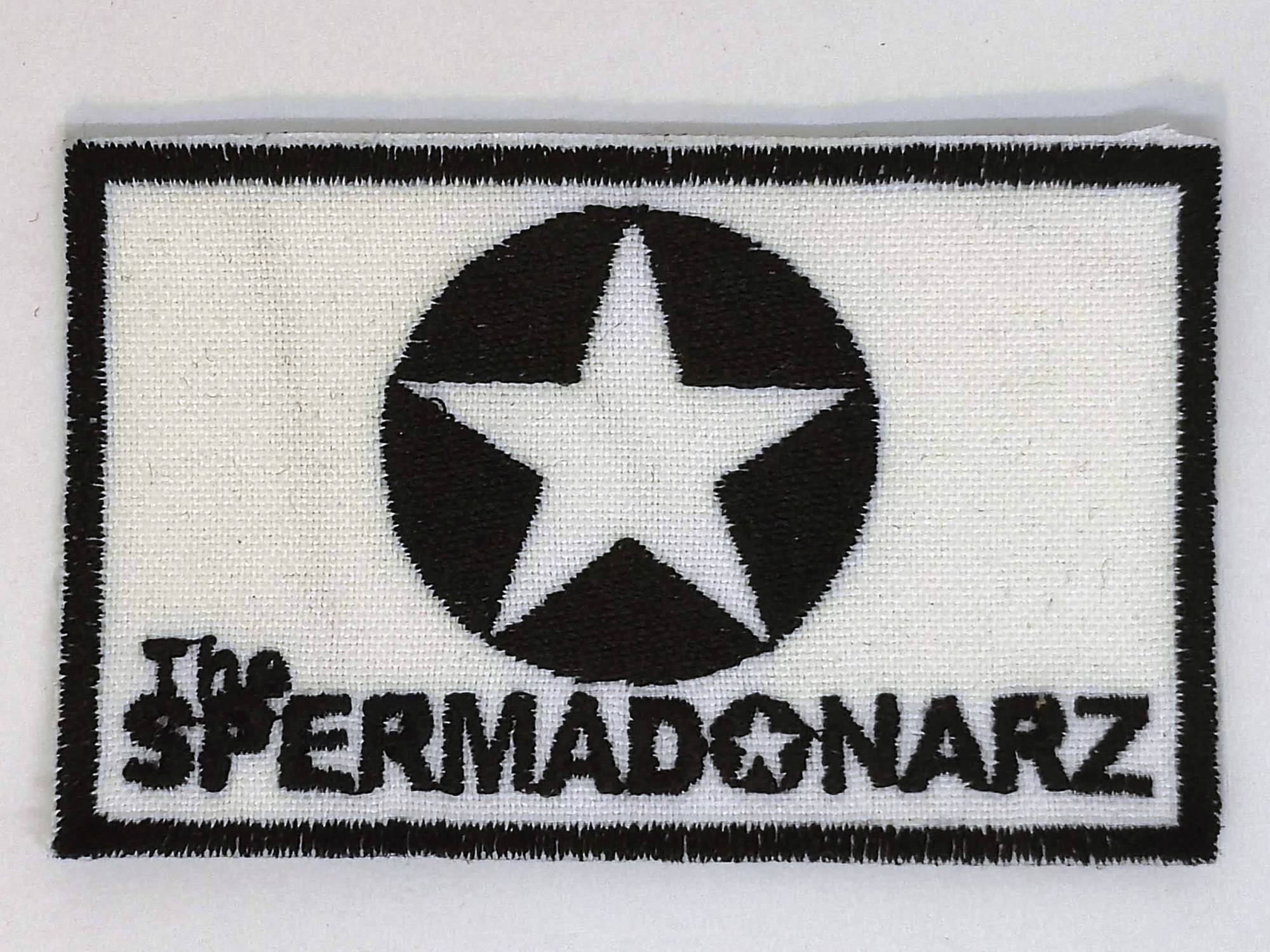 НАШИВКА - THE SPERMADONARDZ  (WHITE)