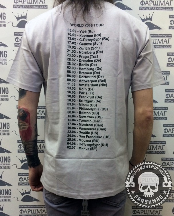 футболка - ДДТ (туровая, серая)