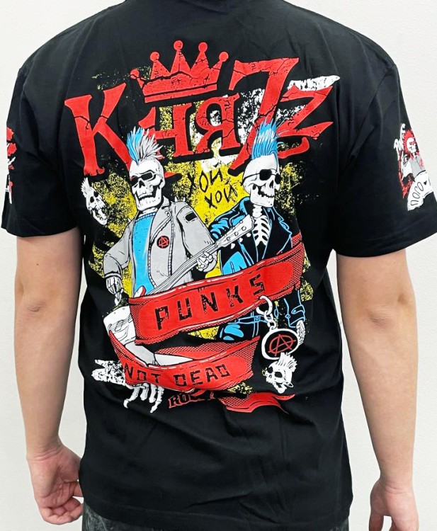футболка - КНЯZZ (PUNKS NOT DEAD) 