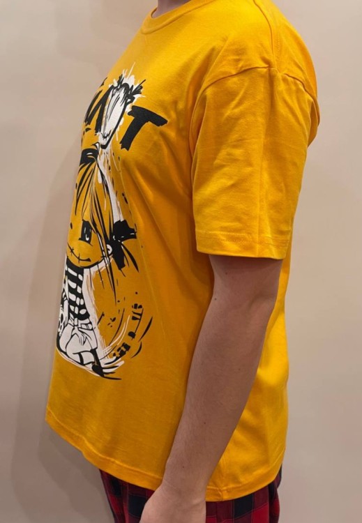 футболка - ПИЛОТ (СУМАСШЕДШИМ ЖИТЬ ЛЕГКО/ЖЕЛТАЯ)