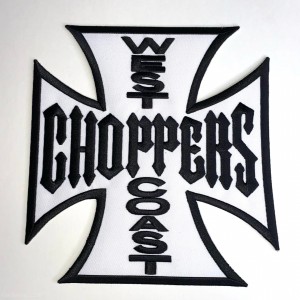 НАШИВКА - CHOPPERS WEST COAST (WHITE)
