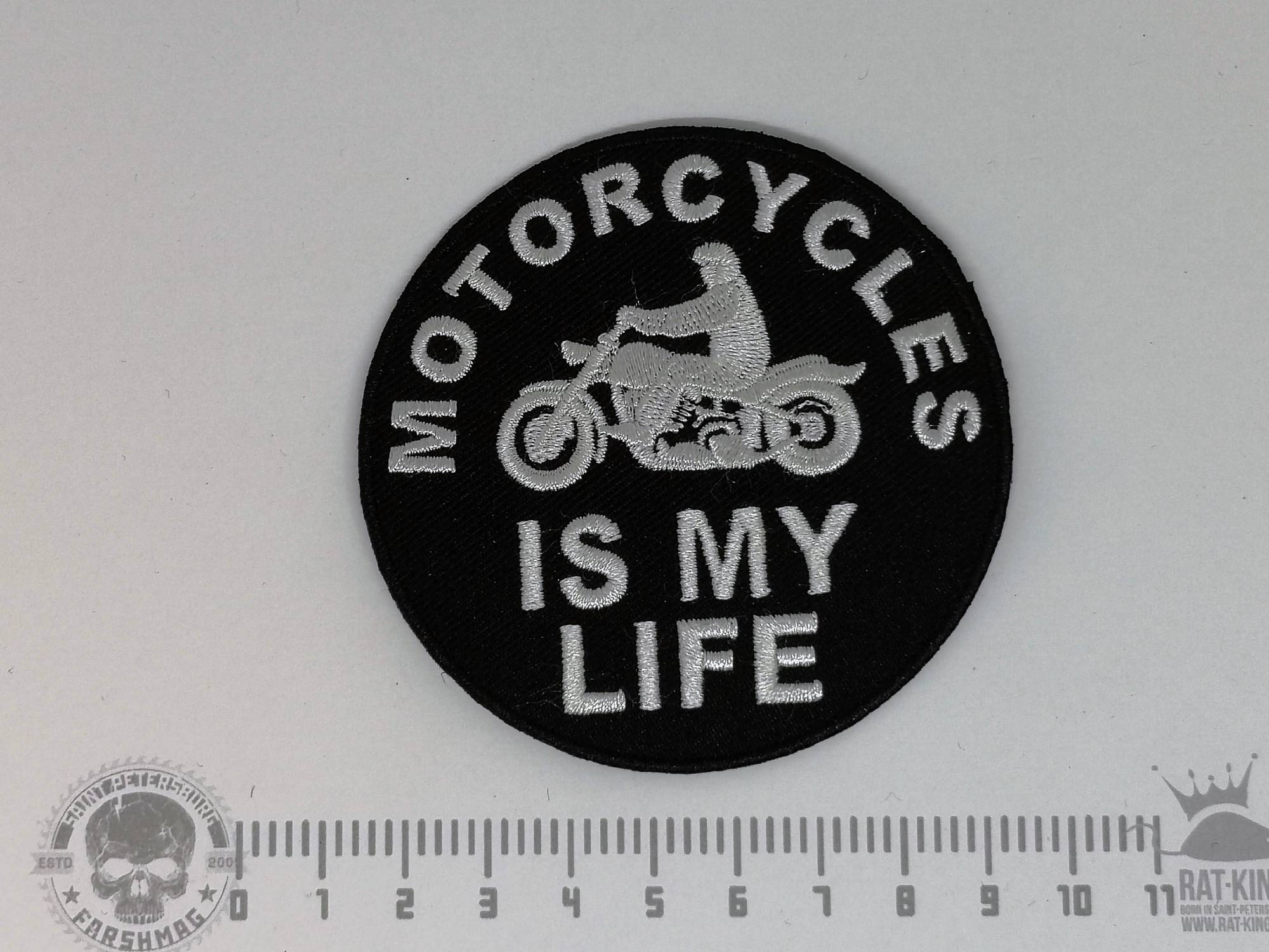 нашивка - MOTORCYCLES IS MY LIFE