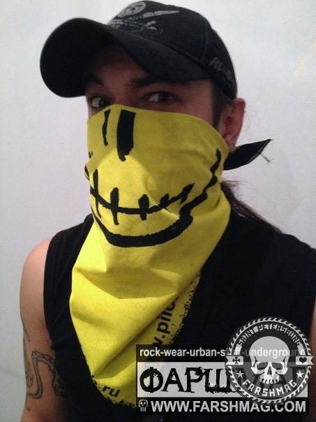 бандана - ПИЛОТ (желтая)