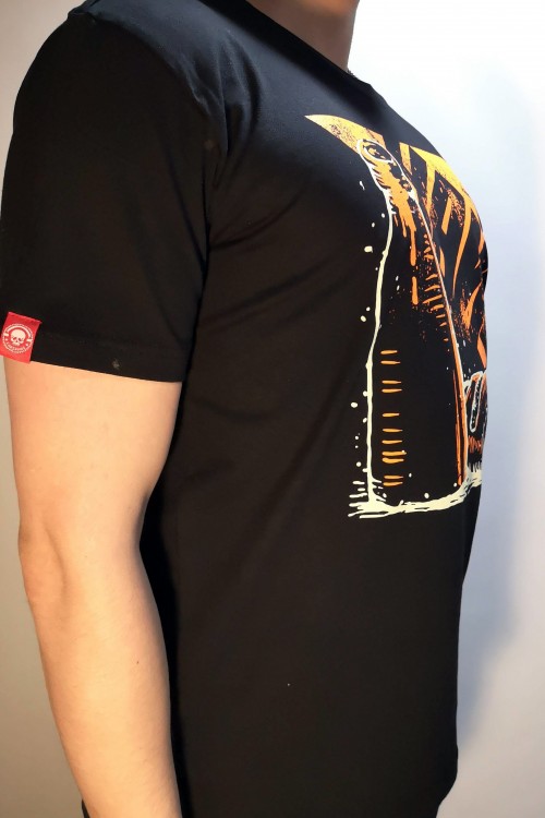 ФУТБОЛКА - ЧАЙФ (ОРАНЖЕВОЕ НАСТРОЕНИЕ, ЧЕРНАЯ)