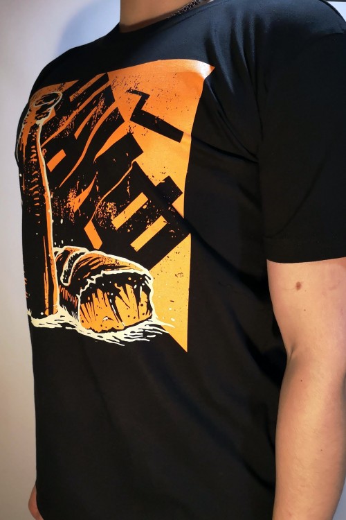 ФУТБОЛКА - ЧАЙФ (ОРАНЖЕВОЕ НАСТРОЕНИЕ, ЧЕРНАЯ)