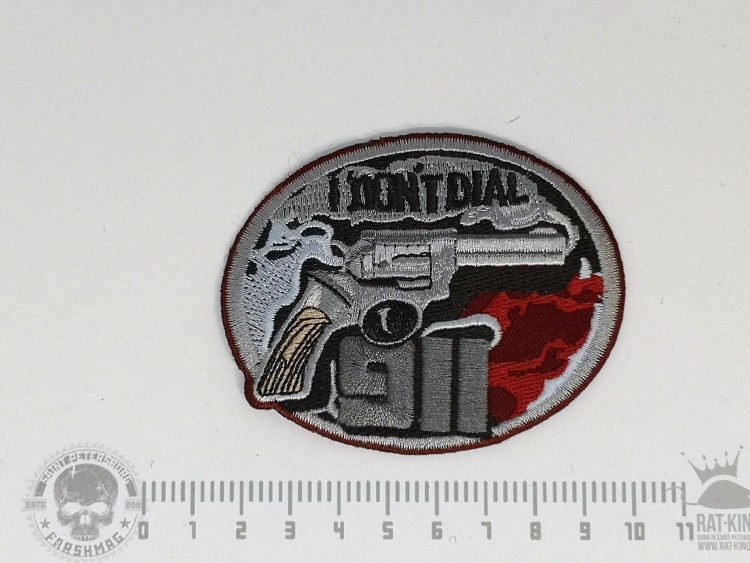 нашивка - I DON'T DIAL 911
