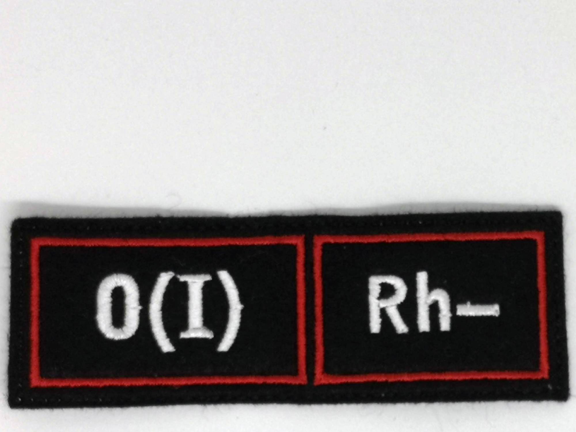 нашивка - ГРУППА КРОВИ O(I)Rh-