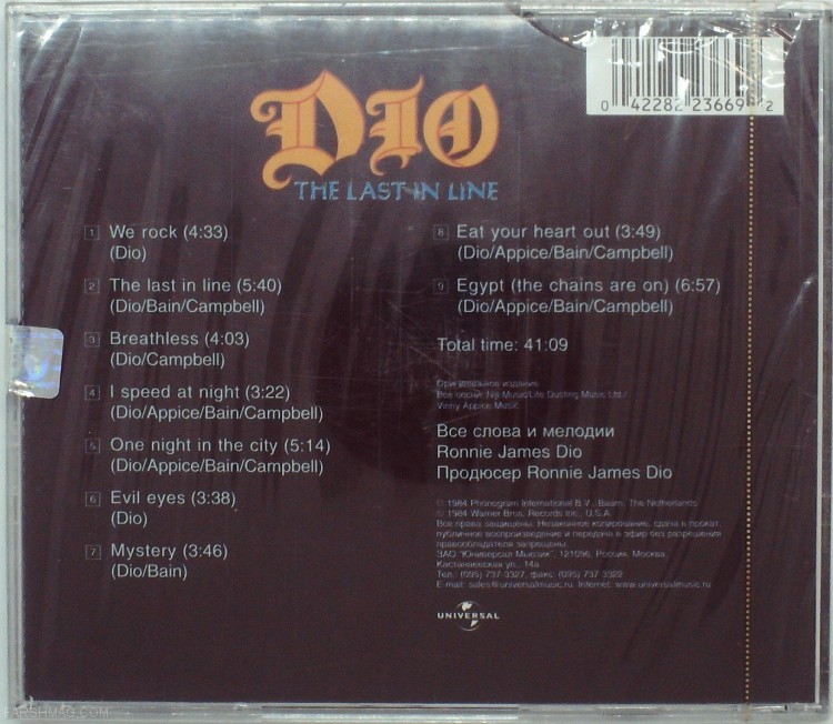 DIO - THE LAST IN LINE