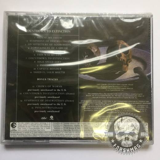 MEGADETH - COUNTDOWN TO EXTINCTION