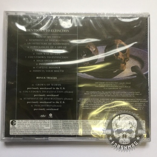 MEGADETH - COUNTDOWN TO EXTINCTION