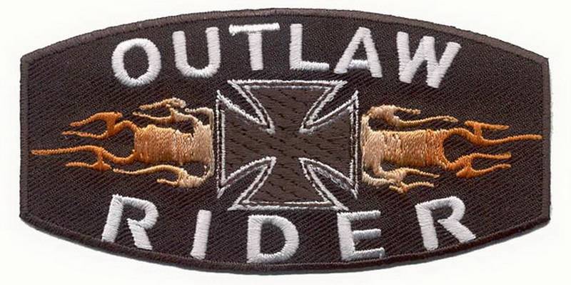 нашивка - OUTLAW RIDER