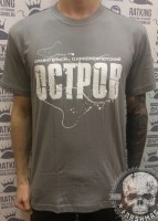 футболка - ОСТРОВ (серая)