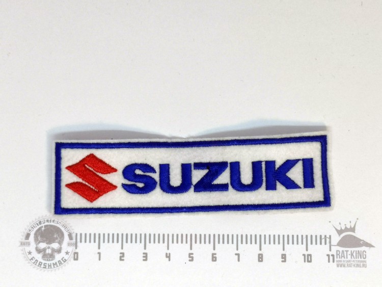 нашивка - SUZUKI (ГОРИЗОНТАЛЬНЫЙ)