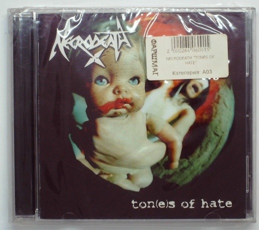 NECRODEATH - TONES OF HATE