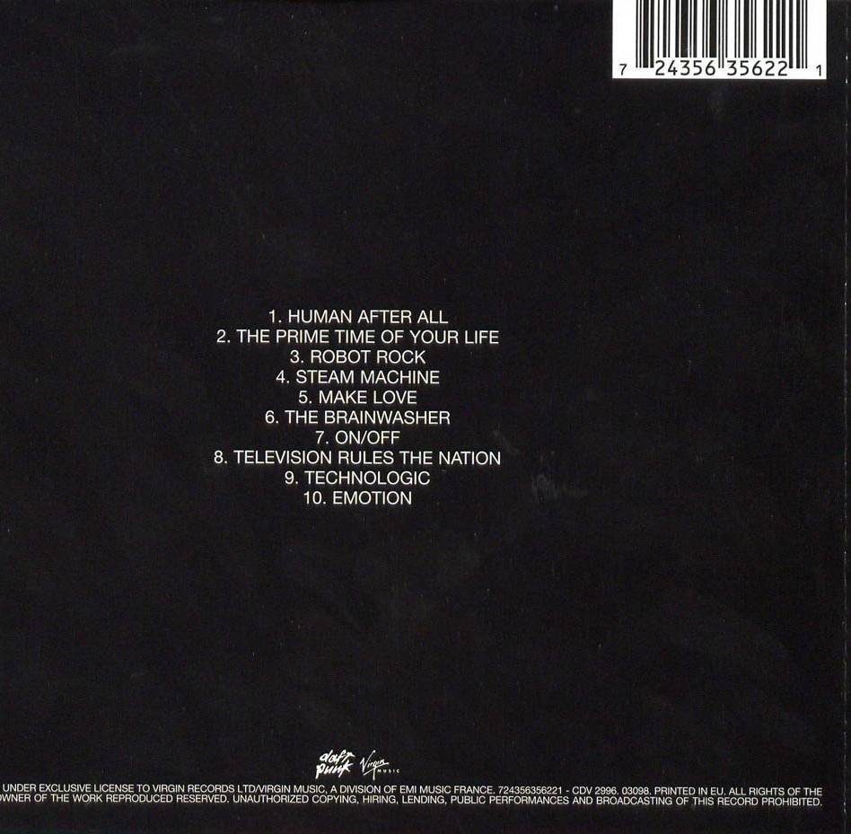 DAFT PUNK - HUMAN AFTER ALL