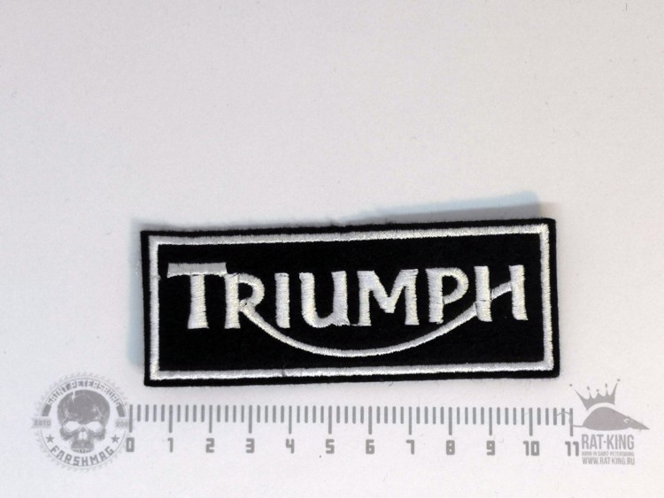 нашивка - TRIUMPH (ЧЕРНЫЙ)