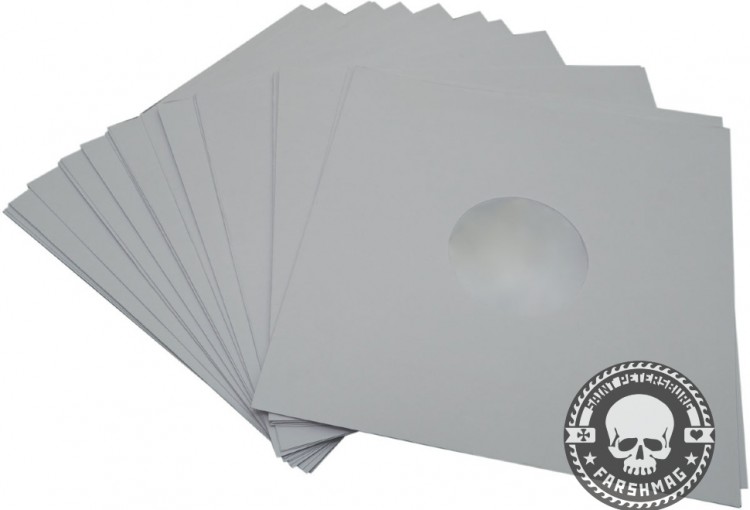 Внутренний конверт для LP (белый, с пластиковым пакетом внутри)