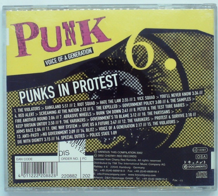 СБОРНИК – PUNKS IN PROTEST