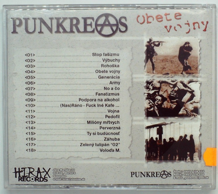 PUNKREAS - OBETE VOJNY