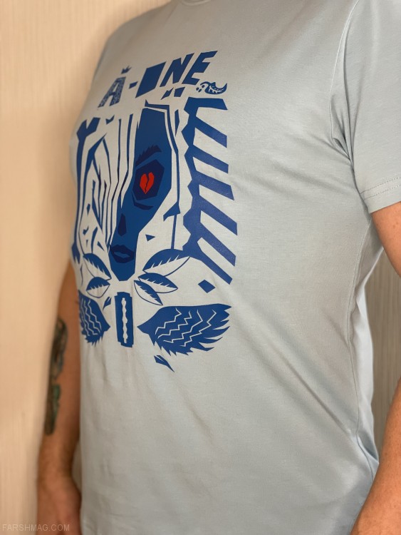 ФУТБОЛКА - A-ONE  (ГОЛУБАЯ)