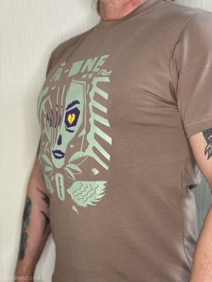 ФУТБОЛКА - A-ONE-2 (КОРИЧНЕВАЯ)