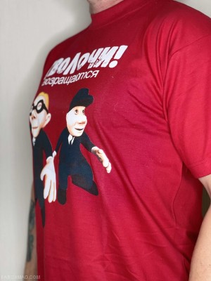 футболка - СВОЛОЧИ ВОЗВРАЩАЮТСЯ (красная)