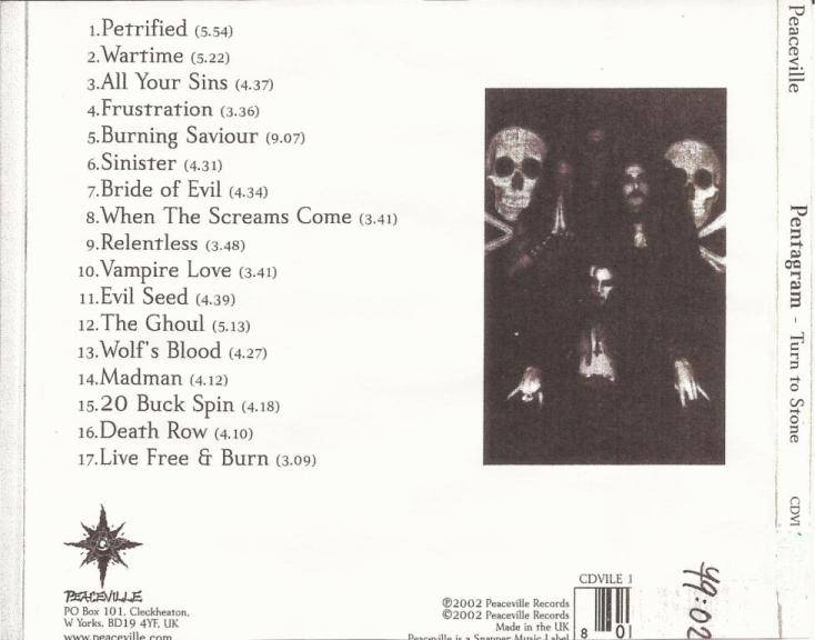 PENTAGRAM - TURN TO STONE
