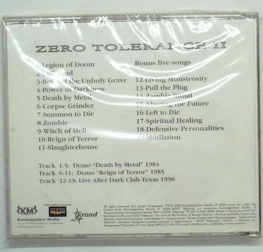 CHUCK SCHULDINER - ZERO TOLERANCE 2