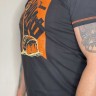 футболка - чайф - оранжевое настроение - черная - vip