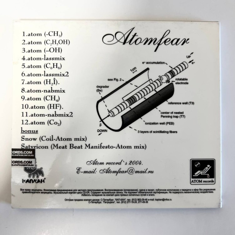 ATOMFEAR - ATOM FOR ALL ATOMFEAR - ATOM FOR ALL
