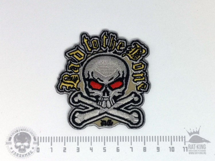 нашивка - BAD TO THE BONE 
