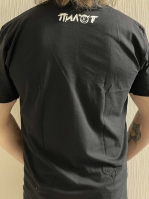 ФУТБОЛКА - ПИЛОТ (СЪЕМ БИЛЕТ СЧАСТЛИВЫМ СТАНУ, ЧЕРНАЯ)