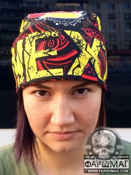 бандана - NEXT (KORN, КИПЕЛОВ, ПИЛОТ,../красная)