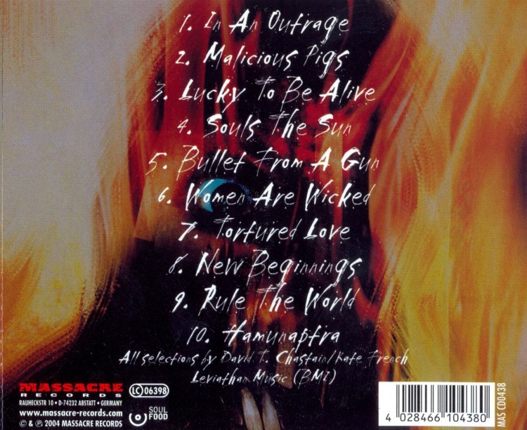 CHASTAIN - IN AN OUTRAGE