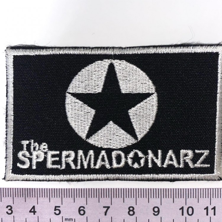 НАШИВКА - THE SPERMADONARDZ  (BLACK) 