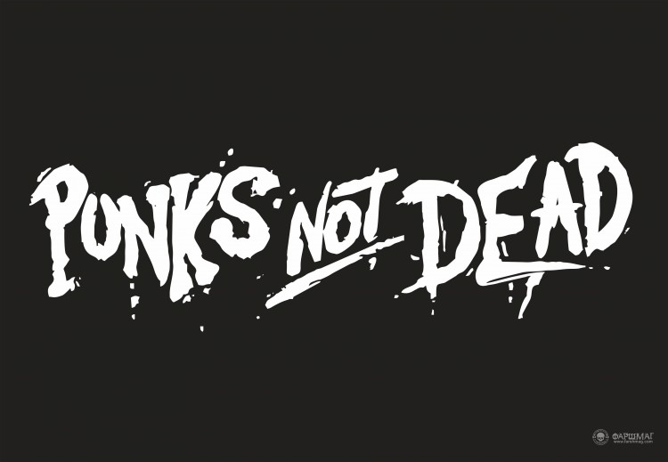 Punks not dead эскиз тату
